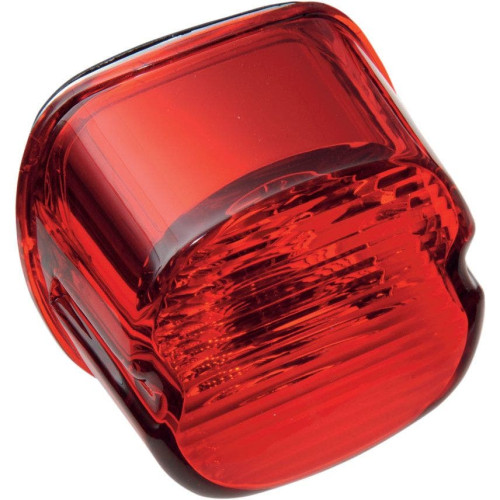 PartzBiz HD: 4410494-Drag Specialties Red Laydown Taillight Lens With No Tag Window for Harley 99-03 - 2010-0799 20100799 PartzBiz HD: 4410494-Drag Specialties Red Laydown Taillight Lens With No Tag Window for Harley 99-03 - 2010-0799 20100799