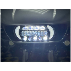 PartzBiz HD TRLE0210 - Letric LLC-5LRA Sharktooth Headlight Intergrated Turn Signals Harley FLTR 15-20 davidson road glide custom bagger performance quality buy best for PartzBiz HD TRLE0210 - Letric LLC-5LRA Sharktooth Headlight Intergrated Turn Signals Harley FLTR 15-20 davidson road glide custom bagger performance quality buy best for