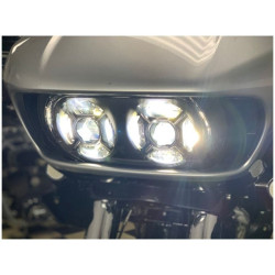 PartzBiz HD TRLE0211 - Letric LLC-5LRS Double Barrel Headlight Integrated Turn Signals Harley FLTR 15-20 davidson road glide custom bagger performance quality buy best for PartzBiz HD TRLE0211 - Letric LLC-5LRS Double Barrel Headlight Integrated Turn Signals Harley FLTR 15-20 davidson road glide custom bagger performance quality buy best for