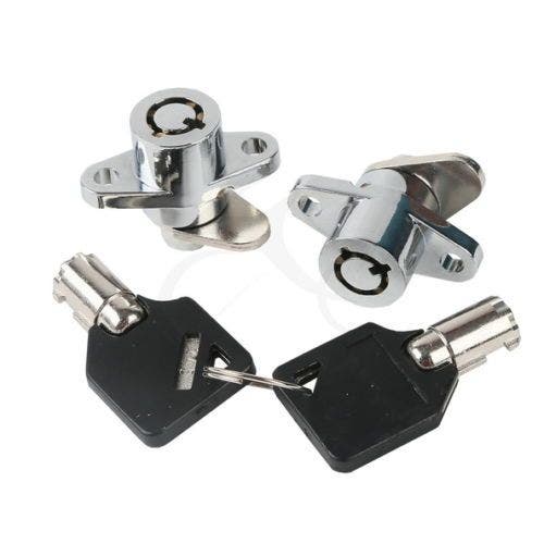 PartzBiz HD: 4410476-Lock and key Set Kit 4 Harley Saddlebags