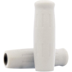 PartzBiz HD DS06301737 - Lowbrow White Classic 1" Krayton Rubber Grips Harley Metric & Custom | 4090 PartzBiz HD DS06301737 - Lowbrow White Classic 1" Krayton Rubber Grips Harley Metric & Custom | 4090