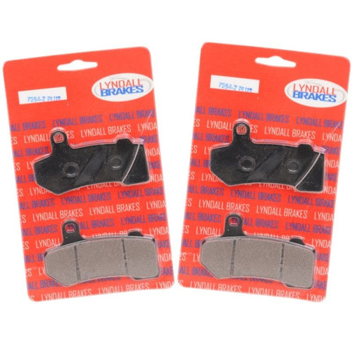 PartzBiz HD: 4410374-Lyndall Racing Front and Rear Brake Pads Z-Plus for Harley V-Rod/Dresser 41854-08; 17200063; 1720-0063; 7254-Z PLUS PartzBiz HD: 4410374-Lyndall Racing Front and Rear Brake Pads Z-Plus for Harley V-Rod/Dresser 41854-08; 17200063; 1720-0063; 7254-Z PLUS