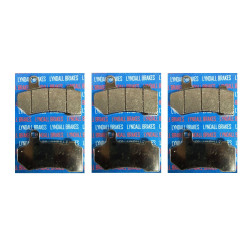PartzBiz HD DS17200460 (x3) - Lyndall Racing Xtreme Low Dust Series Front Brake Pads Harley Touring & V-Rod | 7254X Repl OEM 41852-08; 41852-08A; 41852-08B PartzBiz HD DS17200460 (x3) - Lyndall Racing Xtreme Low Dust Series Front Brake Pads Harley Touring & V-Rod | 7254X Repl OEM 41852-08; 41852-08A; 41852-08B