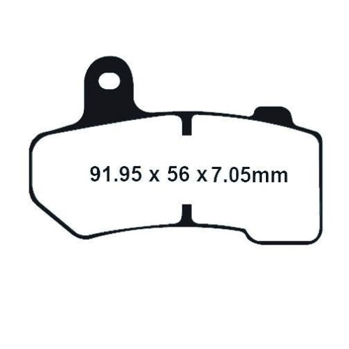 PartzBiz HD: 4410352-Lyndall Racing Xtreme Low Dust Series Front Brake Pads Harley Touring & V-Rod | 7254X Repl OEM 41852-08; 41852-08A; 41852-08B