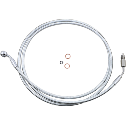 PartzBiz HD DS11321481 - Magnum 70" Hydraulic Clutch Line 10 Mm 35° Banjo Sterling Chromite Harley ABS CVO 09-12 PartzBiz HD DS11321481 - Magnum 70" Hydraulic Clutch Line 10 Mm 35° Banjo Sterling Chromite Harley ABS CVO 09-12