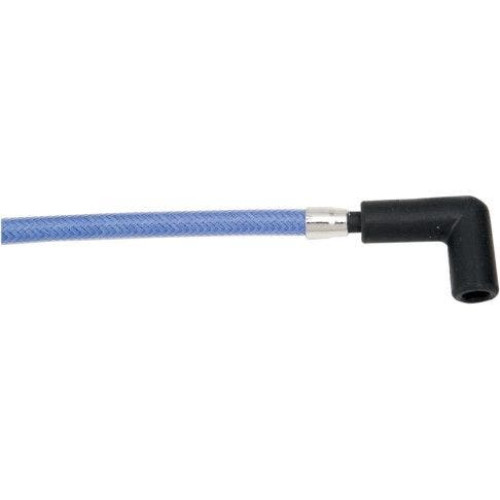 PartzBiz HD: 4410068-Magnum 3033B Candy Apple Blue Braided Spark Plug Wires 99-08 Harley Touring FL 2104-0021 21040021