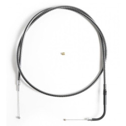 PartzBiz HD DS06501765 - Magnum KARBONFIBR 37 7/16" Throttle Cable Smooth 90 Degree Harley Big Twin 84-17 PartzBiz HD DS06501765 - Magnum KARBONFIBR 37 7/16" Throttle Cable Smooth 90 Degree Harley Big Twin 84-17