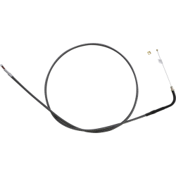 PartzBiz HD DS06510907 - Magnum KARBONFIBR 44 7/16"" Idle Cable 90 Deg Smooth Harley Big Twin 84-17 PartzBiz HD DS06510907 - Magnum KARBONFIBR 44 7/16"" Idle Cable 90 Deg Smooth Harley Big Twin 84-17
