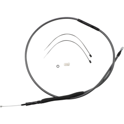 PartzBiz HD DS06522392 - Magnum KARBONFIBR 74 11/16" High-Efficiency Polished Clutch Cable Harley 87-06 PartzBiz HD DS06522392 - Magnum KARBONFIBR 74 11/16" High-Efficiency Polished Clutch Cable Harley 87-06