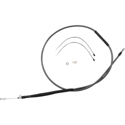 PartzBiz HD DS06522393 - Magnum KARBONFIBR 74 11/16" High-Efficiency Polished Clutch Cable Harley 87-06 PartzBiz HD DS06522393 - Magnum KARBONFIBR 74 11/16" High-Efficiency Polished Clutch Cable Harley 87-06