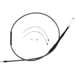 PartzBiz HD DS06522390 - Magnum KARBONFIBR 72 11/16" High-Efficiency Polished Clutch Cable Harley 87-06 PartzBiz HD DS06522390 - Magnum KARBONFIBR 72 11/16" High-Efficiency Polished Clutch Cable Harley 87-06