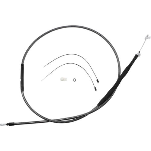 PartzBiz HD: 4409950-Magnum KARBONFIBR 72 11/16" High-Efficiency Polished Clutch Cable Harley 87-06 PartzBiz HD: 4409950-Magnum KARBONFIBR 72 11/16" High-Efficiency Polished Clutch Cable Harley 87-06