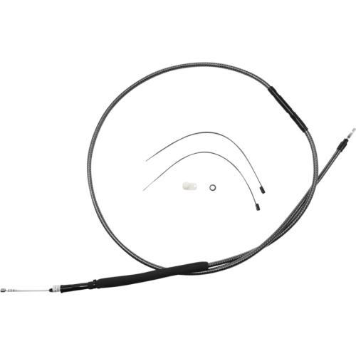 PartzBiz HD: 4409954-Magnum KARBONFIBR 74 11/16" High-Efficiency Polished Clutch Cable Harley 87-06 PartzBiz HD: 4409954-Magnum KARBONFIBR 74 11/16" High-Efficiency Polished Clutch Cable Harley 87-06