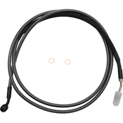 PartzBiz HD DS11321589 - Magnum KARBONFIBR 76" Hydraulic Clutch Line 35 Degree Harley Touring 14-16 PartzBiz HD DS11321589 - Magnum KARBONFIBR 76" Hydraulic Clutch Line 35 Degree Harley Touring 14-16