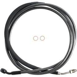 PartzBiz HD DS11321596 - Magnum KARBONFIBR 76" Hydraulic Clutch Line 35 Degree Harley Touring 17-Up PartzBiz HD DS11321596 - Magnum KARBONFIBR 76" Hydraulic Clutch Line 35 Degree Harley Touring 17-Up
