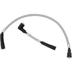 PartzBiz HD DS21040098 - Magnum 3028S สายหัวเทียนสแตนเลสขัดเงา 86-03 Harley XL 2104-0098 21040098 PartzBiz HD DS21040098 - Magnum 3028S สายหัวเทียนสแตนเลสขัดเงา 86-03 Harley XL 2104-0098 21040098