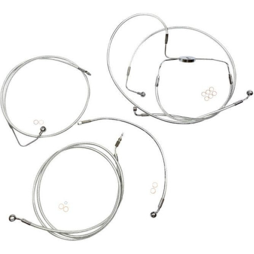 PartzBiz HD: 4409835-Magnum Sterling Chromite II Handlebar Cable Install Kit 10 inch Rise Harley 08-12 PartzBiz HD: 4409835-Magnum Sterling Chromite II Handlebar Cable Install Kit 10 inch Rise Harley 08-12