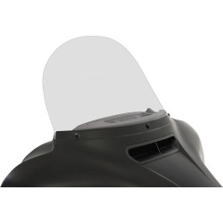 PartzBiz HD DS23100541 - Memphis Shades 12" Clear Replacement Windshield Harley 14-18 H-D Batwing Fairing | MEP8180