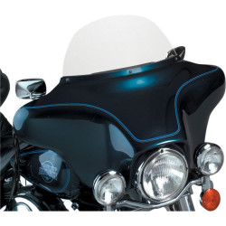PartzBiz HD DSMEP8120 - Memphis Shades 12" Clear Replacement Windshield Harley Batwing FLHT/FLHX 96-13 | MEP8120