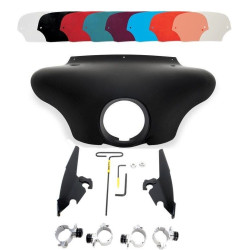 PartzBiz HD DS23300075|DS23200142|& Windshield - Memphis Shades Batwing Fairing Black Trigger Lock Mount Shield XL 1200C 11-18 | MEM7081 & MEB2008 PartzBiz HD DS23300075|DS23200142|& Windshield - Memphis Shades Batwing Fairing Black Trigger Lock Mount Shield XL 1200C 11-18 | MEM7081 & MEB2008