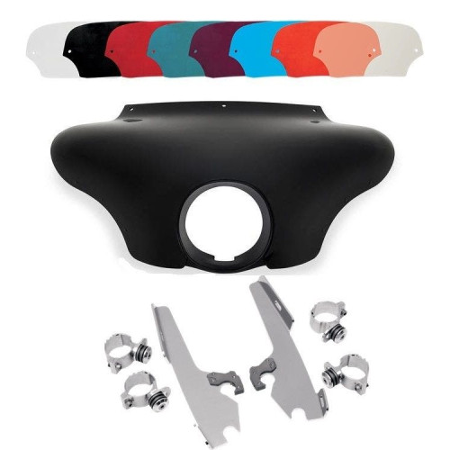 PartzBiz HD: 4409739-Memphis Shades Batwing Fairing Polished Trigger Lock Mount Shield FXST/D/B FXDWG | MEM7081 & MEM8968 PartzBiz HD: 4409739-Memphis Shades Batwing Fairing Polished Trigger Lock Mount Shield FXST/D/B FXDWG | MEM7081 & MEM8968