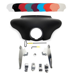 PartzBiz HD DS23300075|DS23200156|& Windshield - Memphis Shades Batwing Fairing Polished Trigger Lock Mount Shield XL 883L 11-18 | MEM7081 & MEK2004 PartzBiz HD DS23300075|DS23200156|& Windshield - Memphis Shades Batwing Fairing Polished Trigger Lock Mount Shield XL 883L 11-18 | MEM7081 & MEK2004