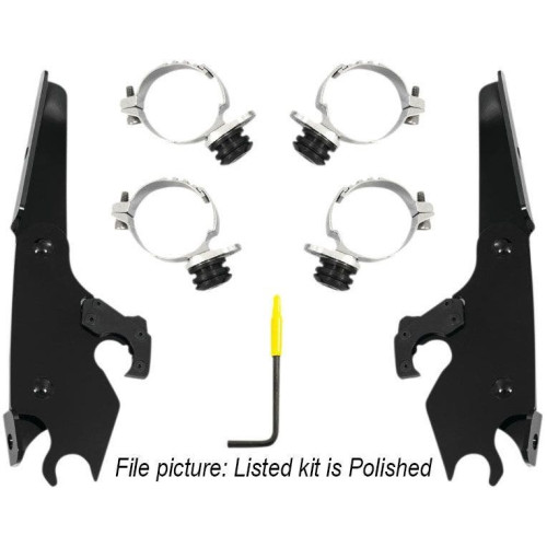 PartzBiz HD: 4409586-ชุดติดตั้งล็อคทริกเกอร์ Memphis Shades Batwing Fairing Harley Roadster 16-20