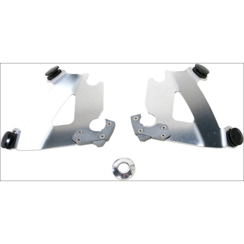 PartzBiz HD: 4409588-Memphis Shades Polished Plate Only Mounts Cafe Fairing Harley 11-15 XL 883N | MEK1895 PartzBiz HD: 4409588-Memphis Shades Polished Plate Only Mounts Cafe Fairing Harley 11-15 XL 883N | MEK1895