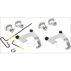 PartzBiz HD DS23200160 - Memphis Shades Polished Trigger-Lock Mount Cafe Fairing Harley Sportster XL 883L | MEK2003 PartzBiz HD DS23200160 - Memphis Shades Polished Trigger-Lock Mount Cafe Fairing Harley Sportster XL 883L | MEK2003