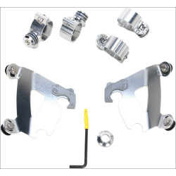 PartzBiz HD DS23200128 - Memphis Shades Polished Trigger-Lock Mount Cafe Fairing Harley Sportster XL 883N | MEK1995 PartzBiz HD DS23200128 - Memphis Shades Polished Trigger-Lock Mount Cafe Fairing Harley Sportster XL 883N | MEK1995