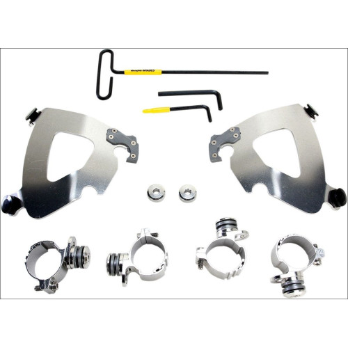 PartzBiz HD: 4409573-Memphis Shades Polished Trigger-Lock Mount Gauntlet Fairing Harley 1200C 11-15 | MEK2006 PartzBiz HD: 4409573-Memphis Shades Polished Trigger-Lock Mount Gauntlet Fairing Harley 1200C 11-15 | MEK2006