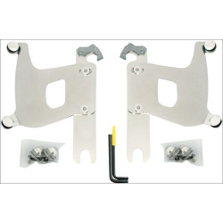 PartzBiz HD DS23200098 - Memphis Shades Polished Trigger Lock Mounting Kits Bullet Fairing Harley FLST/C | MEK1975 PartzBiz HD DS23200098 - Memphis Shades Polished Trigger Lock Mounting Kits Bullet Fairing Harley FLST/C | MEK1975