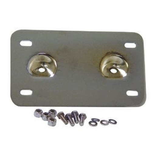 PartzBiz HD: 4409322-Mid USA 13270 Chrome Plated Lay Back License Plate Mount Harley Touring 99-Up PartzBiz HD: 4409322-Mid USA 13270 Chrome Plated Lay Back License Plate Mount Harley Touring 99-Up