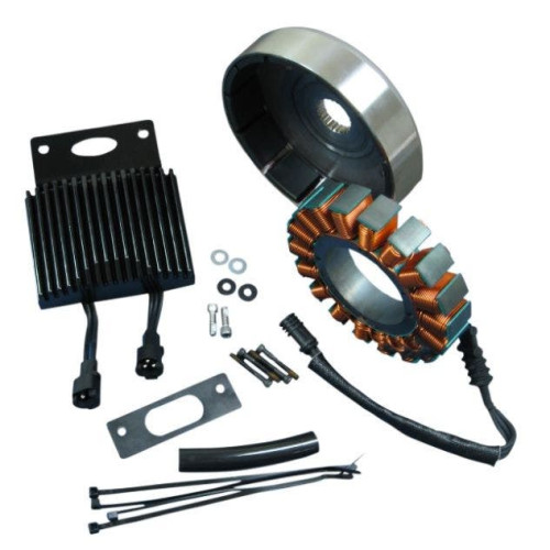 PartzBiz HD: 4409280-Cycle Electric 58 Amp Stator Regulator ระบบชาร์จ Harley FLH 14-16 Air Cool | CE-94T-14 PartzBiz HD: 4409280-Cycle Electric 58 Amp Stator Regulator ระบบชาร์จ Harley FLH 14-16 Air Cool | CE-94T-14