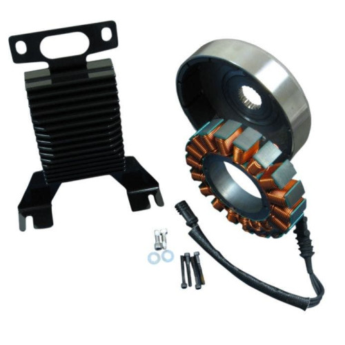 PartzBiz HD: 4409281-Cycle Electric 58 Amp Stator Regulator ระบบการชาร์จ Harley FLH 14-16 Oil Cool | CE-94T-15 PartzBiz HD: 4409281-Cycle Electric 58 Amp Stator Regulator ระบบการชาร์จ Harley FLH 14-16 Oil Cool | CE-94T-15