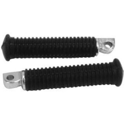 PartzBiz HD MU24219 - Mid USA 24219 V-Factor Ribbed Rubber หมุดพักเท้าแบบยาว Male Harley