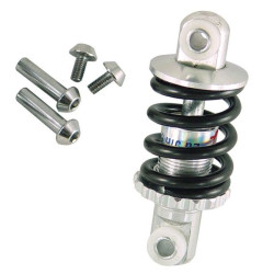 PartzBiz HD MU27923 - Mid USA 27923 Billet Aluminum Hard Body 5" Adjustable Mini Shock for Solo Seat Harley Davidson Chopper Bobber Vintage Classic Custom Sportster Honda Motorcycle Bike Saddle Upgrade Replacement Spring PartzBiz HD MU27923 - Mid USA 27923 Billet Aluminum Hard Body 5" Adjustable Mini Shock for Solo Seat Harley Davidson Chopper Bobber Vintage Classic Custom Sportster Honda Motorcycle Bike Saddle Upgrade Replacement Spring