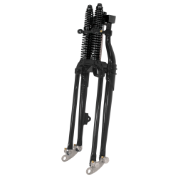 PartzBiz HD MU35252 - Mid USA 35251 20" Black Antique Style Springers 1" OD Stem Harley & Custom 