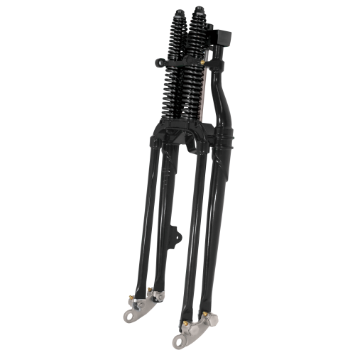 PartzBiz HD: 4409206-Mid USA 35251 Black Antique Style Springers 1" OD Stem Harley & Custom 