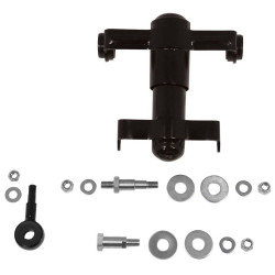 PartzBiz HD MU35343 - Mid USA 35343 Black Front Springer Shock Absorber Harley Chopper Bobber