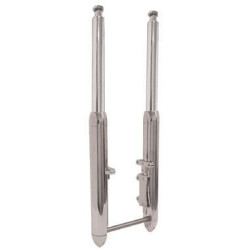 PartzBiz HD MU36750 - Mid USA 36750 Chrome Hardbody 41mm Fork Kit 84-99 Harley FXST FXDWG FXWG
