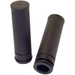 PartzBiz HD MU42094 - Mid USA 42094 V-Factor Black Fly-By-Wire Rubber Handlebar Grips Harley 08-Up