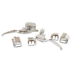 PartzBiz HD MU44746 - Mid USA 44746 Chrome ตัวควบคุมแฮนด์และตัวเรือนสวิตช์ 96-06 Harley-Davidson Touring คลัทช์เบรคแม่ปั๊มปุ่มสวิทช์ครอบคลุม PartzBiz HD MU44746 - Mid USA 44746 Chrome ตัวควบคุมแฮนด์และตัวเรือนสวิตช์ 96-06 Harley-Davidson Touring คลัทช์เบรคแม่ปั๊มปุ่มสวิทช์ครอบคลุม
