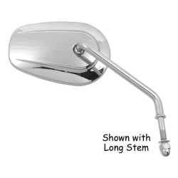 PartzBiz HD MU47039 - Mid-USA 47039 Chrome Right Short Stem Tapered Mirror Harley Repl OE 91840-03B PartzBiz HD MU47039 - Mid-USA 47039 Chrome Right Short Stem Tapered Mirror Harley Repl OE 91840-03B