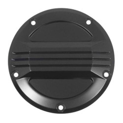 PartzBiz HD MU78159 - Mid USA 78159 V-Factor อลูมิเนียมสีดำ 3 Line Derby Cover 1999+ Harley Big Twin | 78159 PartzBiz HD MU78159 - Mid USA 78159 V-Factor อลูมิเนียมสีดำ 3 Line Derby Cover 1999+ Harley Big Twin | 78159