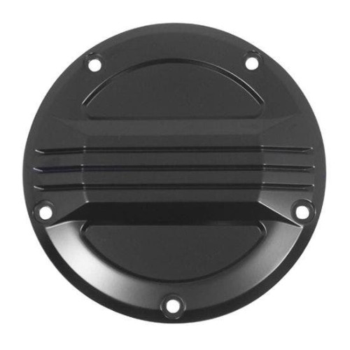 PartzBiz HD: 4409097-Mid USA 78159 V-Factor อลูมิเนียมสีดำ 3 Line Derby Cover 1999+ Harley Big Twin | 78159 PartzBiz HD: 4409097-Mid USA 78159 V-Factor อลูมิเนียมสีดำ 3 Line Derby Cover 1999+ Harley Big Twin | 78159
