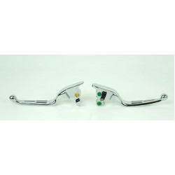 PartzBiz HD MU43070 - Mid USA Chrome Slotted Shift Levers 2015-2017 Softail พร้อมสายคลัตช์ เปลี่ยน 36700104 PartzBiz HD MU43070 - Mid USA Chrome Slotted Shift Levers 2015-2017 Softail พร้อมสายคลัตช์ เปลี่ยน 36700104