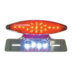 PartzBiz HD MU11240 - Mid USA Small Cateye ไฟท้าย/ใบอนุญาต Mount สำหรับ Custom Harley Chopper 11240 PartzBiz HD MU11240 - Mid USA Small Cateye ไฟท้าย/ใบอนุญาต Mount สำหรับ Custom Harley Chopper 11240