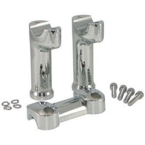 PartzBiz HD: 4409064-Mid USA V Factor 41058 Chrome 5" Risers for 1 1/4" Bars FXDF 08+ Custom 59783-08 56898-08 DYNA FAT BOB BEST FOR PERFORMANCE THRASHIN stunt PartzBiz HD: 4409064-Mid USA V Factor 41058 Chrome 5" Risers for 1 1/4" Bars FXDF 08+ Custom 59783-08 56898-08 DYNA FAT BOB BEST FOR PERFORMANCE THRASHIN stunt