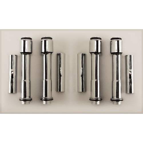 PartzBiz HD: 4409074-MidWest 91-982 Ultima Chrome Push Rod Tube Cover Kit Harley Davidson Twin Cam 00-Up Bezel Accent Upgrade Replacement Custom Chopper Bike Best PartzBiz HD: 4409074-MidWest 91-982 Ultima Chrome Push Rod Tube Cover Kit Harley Davidson Twin Cam 00-Up Bezel Accent Upgrade Replacement Custom Chopper Bike Best